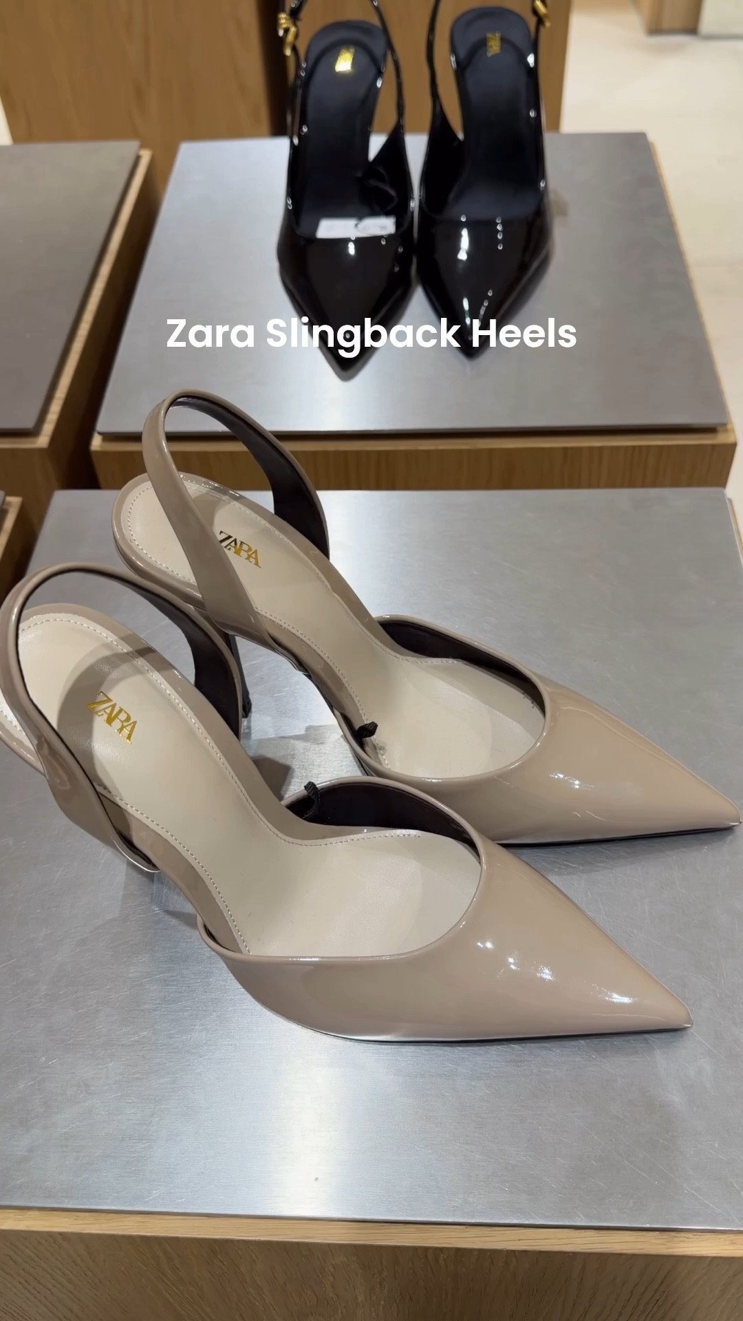 Neutral patent slingback heels  @Zara 🤍 Chic, timeless, and perfect for work, weddings, date night, and elevated everyday outfits. The ultimate pointed toe pump for a classy capsule wardrobe. #slingbackheels #nudeheels #pointedtoeheels #patentheels #LTKshoecrush #LTKstyle #zara

#LTKU #LTKWedding #LTKFestival