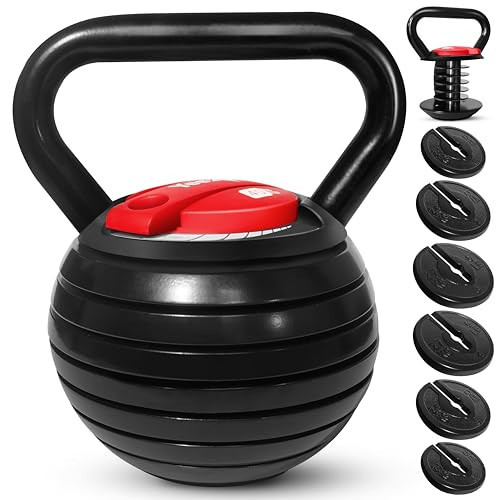 Yes4All Adjustable Kettlebell, Kettle Grip, Kettlebell Handle, Convert to Kettlebells Weight Set | Amazon (US)