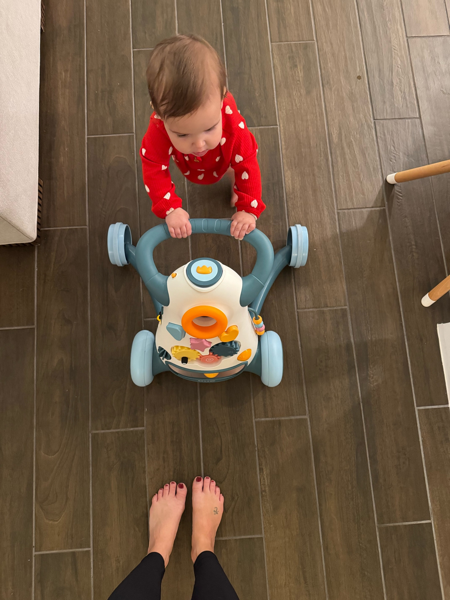 I traded my wooden walker for this one, having way more success with it love that the wheels are a wide base and gives them much of a stable balance! It also comes in pink 

#LTKBaby #LTKBump #LTKFindsUnder100