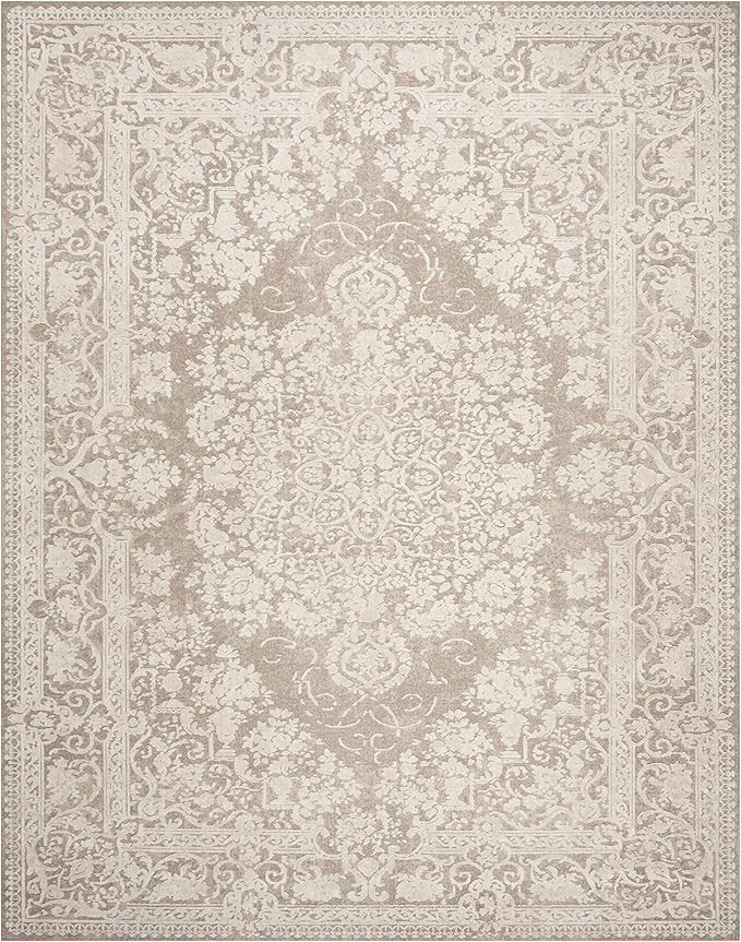 SAFAVIEH Reflection Collection 8' x 10' Beige/Cream RFT664A Vintage Distressed Area Rug | Amazon (US)