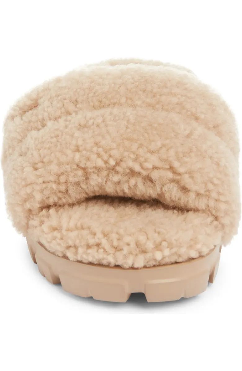 Cozetta Curly Genuine Shearling Slide Slipper (Women) | Nordstrom