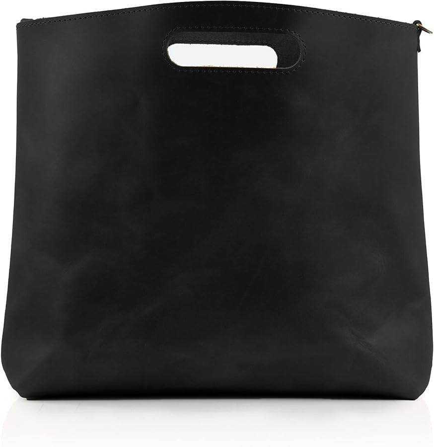 ENVOY Minimalist Tote Bag for Women, Genuine Leather Handmade Handbag, Our Purse is Perfect for L... | Amazon (US)