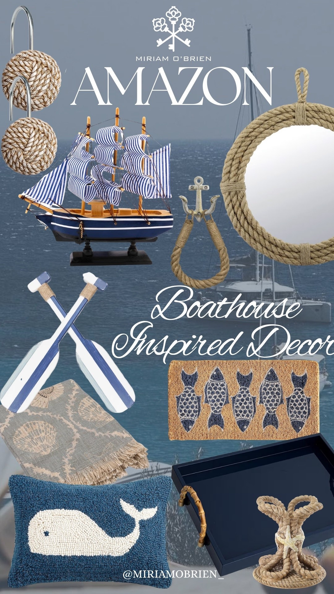 I'm adding a nautical twist to my space with these beachy decor pieces!

Follow me at @miriamobrien_ on IG and TikTok!

#AmazonDecor #AmazonBoatHouseDecor #AmazonCoastalLiving #AmazonHomeDecor

#LTKSeasonal #LTKOver40 #LTKHome