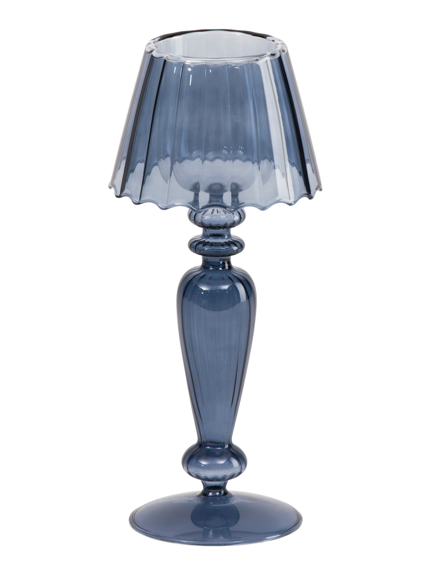 10x4.5in Glass Tea Light Table Candle Holder | TJ Maxx