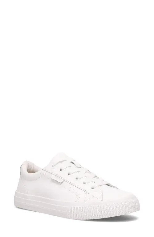 Taos Plim Soul Luxe Sneaker in White Leather at Nordstrom, Size 7.5 | Nordstrom