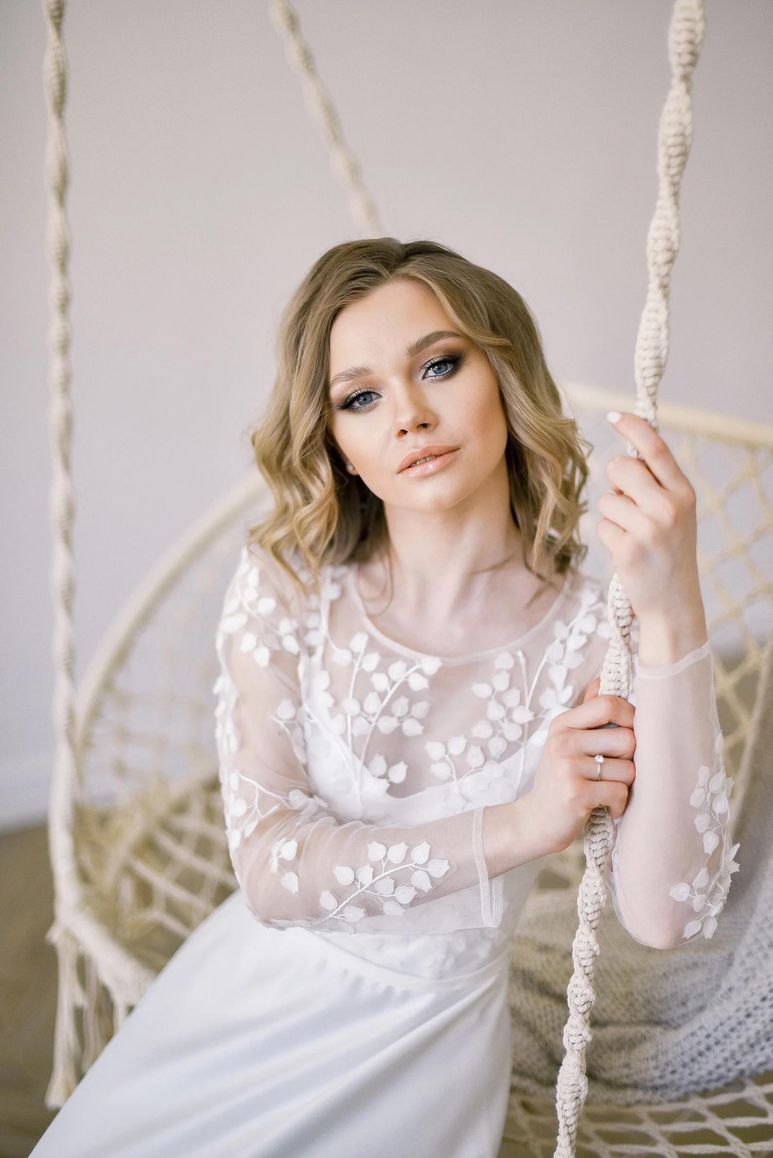 Floral Wedding Dress Lace, Modest Wedding Dress, Embroidered Dress, Flower Wedding Dress VICTORIA... | Etsy (US)