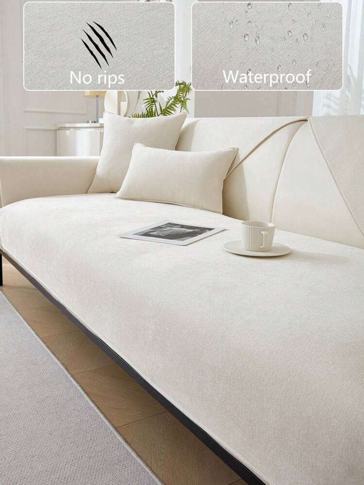 1pc Waterproof & Oilproof Sofa Cushion, Four Seasons Universal Modern & Simple Design Couch Pad, ... | SHEIN
