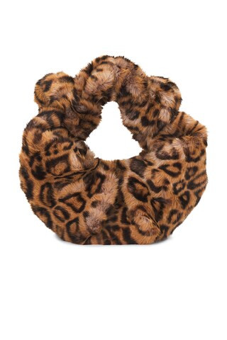 SIMONMILLER Cheetah Faux Fur Lopsy Bag in Cheetah Scramble from Revolve.com | Revolve Clothing (Global)