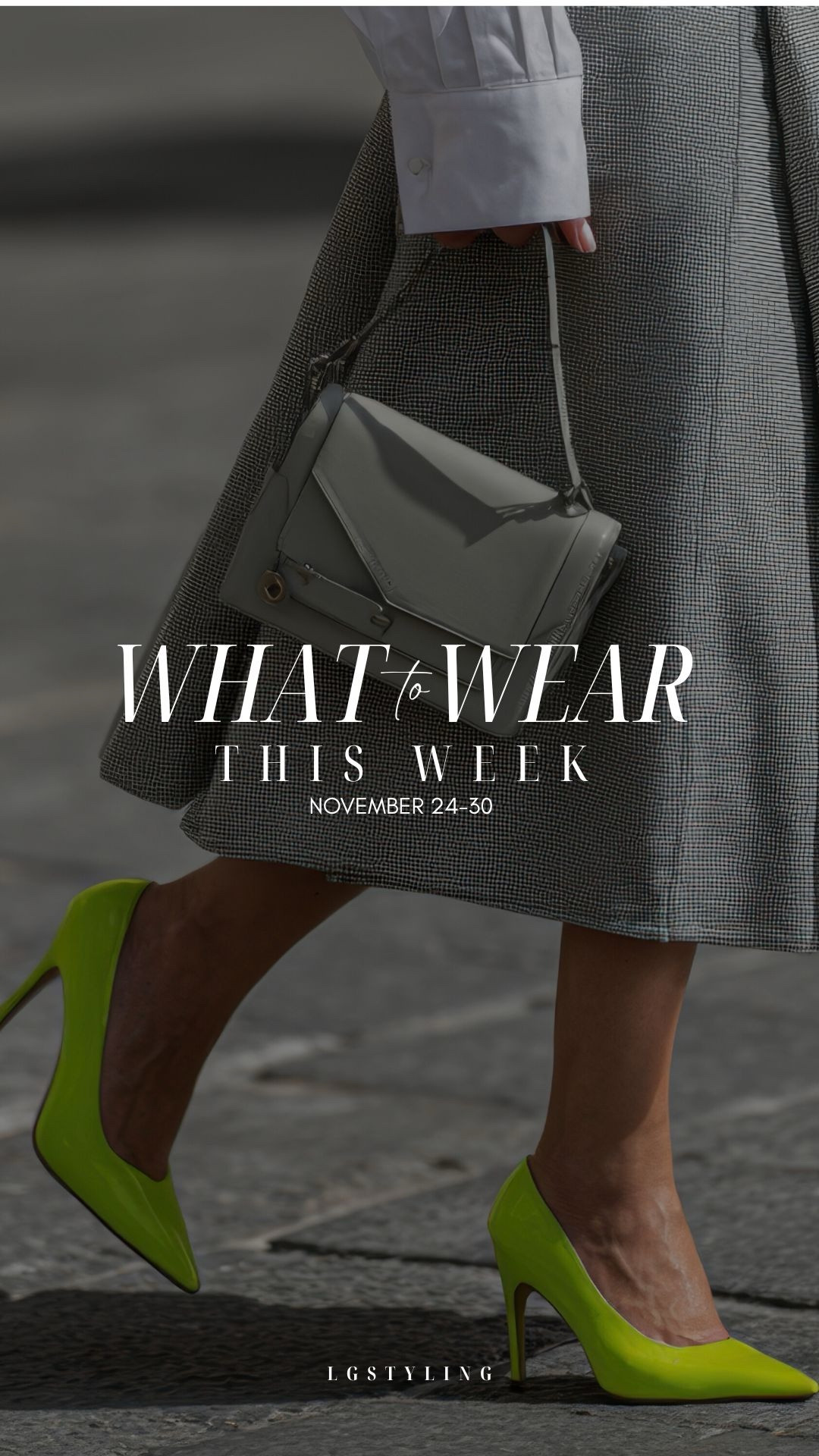 ✨ What to Wear This Week — 7 Days of Winter Outfits ✨
A full week of styled winter looks designed to make getting dressed effortless, polished, and wearable. Each outfit focuses on cozy textures, elevated neutrals, and classic pieces you can mix, match, and repeat all season long.

MONDAY — Office
Starting the week with refined workwear: a sleek funnel-neck, tailored trousers, and a fair-isle cardigan. Gold details, a structured tote, and low pumps keep it polished yet practical.

TUESDAY — School Pickup
Cozy but elevated. A camel short-sleeve knit layered under a textured tweed jacket with wide-leg denim. Simple flats and a slouchy tote make it perfect for busy pickup days.

WEDNESDAY — Errands
Athleisure, but elevated. A tonal hoodie + relaxed pant set layered under a faux-leather jacket for an easy midweek look. Clean sneakers and a crossbody make it streamlined and functional.

THURSDAY — Thanksgiving
A timeless all-black look for the holiday: a bow-detail cardigan, soft leggings, pearl hoops, and classic pumps. Chic, comfortable, and host-approved.

FRIDAY — Winery Day
Rich winter tones for a cozy day out. A long black wrap coat over a merlot knit dress, finished with tall suede boots, a western belt, and a fringe tote for effortless rustic charm.

SATURDAY — Christmas Tree Pickup
Functional and festive. A warm plaid jacket, black turtleneck, brown leggings, and chunky boots—easy to move in and perfect for tree-picking weather.

SUNDAY — Service
A soft, classic look for Sunday plans. A camel knit paired with tailored trousers and a long black coat. Simple flats and minimal gold jewelry complete the look.

#LTKgrwm #LTKSaleAlert #LTKootd