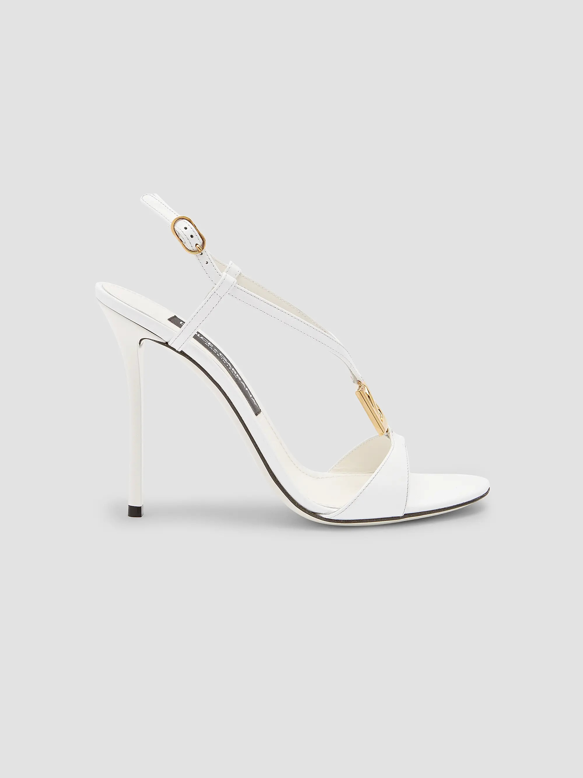 Dolce&Gabbana Vernice 105MM Patent Leather Stiletto Sandals | Saks Fifth Avenue | Saks Fifth Avenue