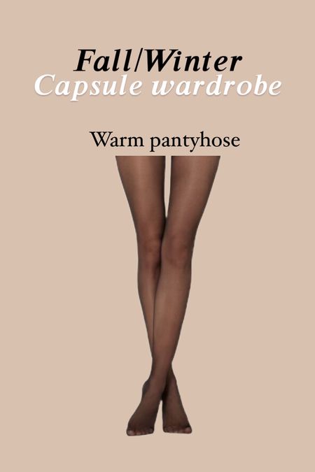 Fall- winter capsule wardrobe 