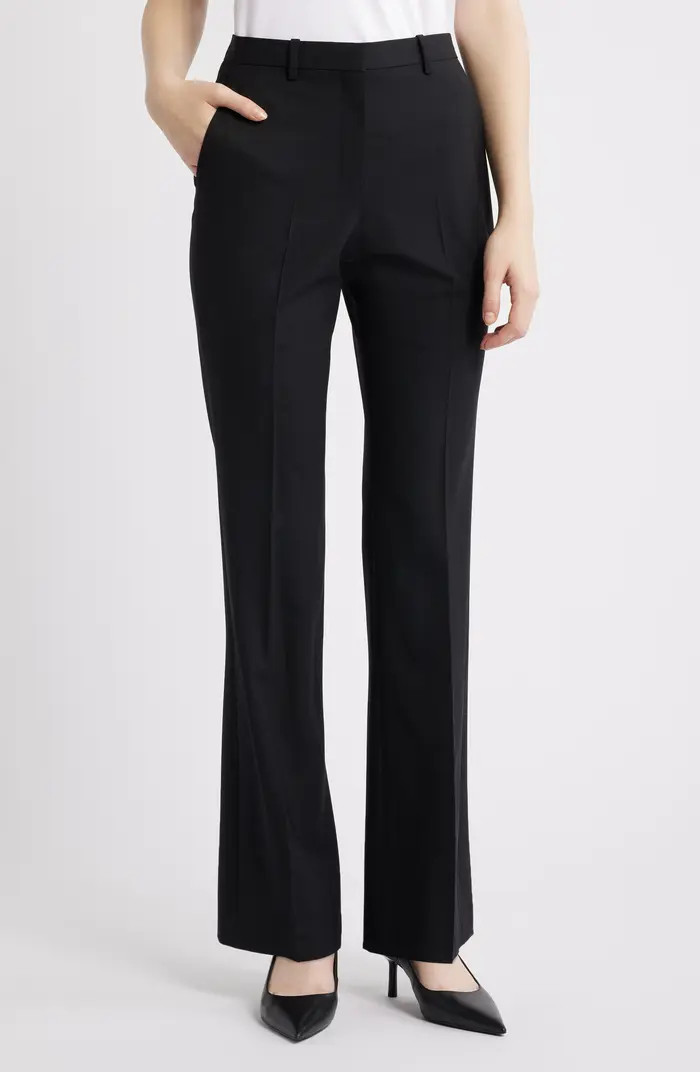 Slim Fit Stretch Wool Trousers | Nordstrom