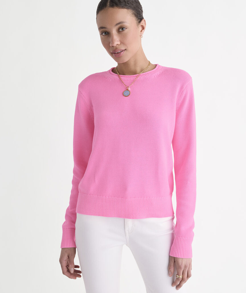 Katie Cotton Garment-Dyed Rollneck Sweater | vineyard vines