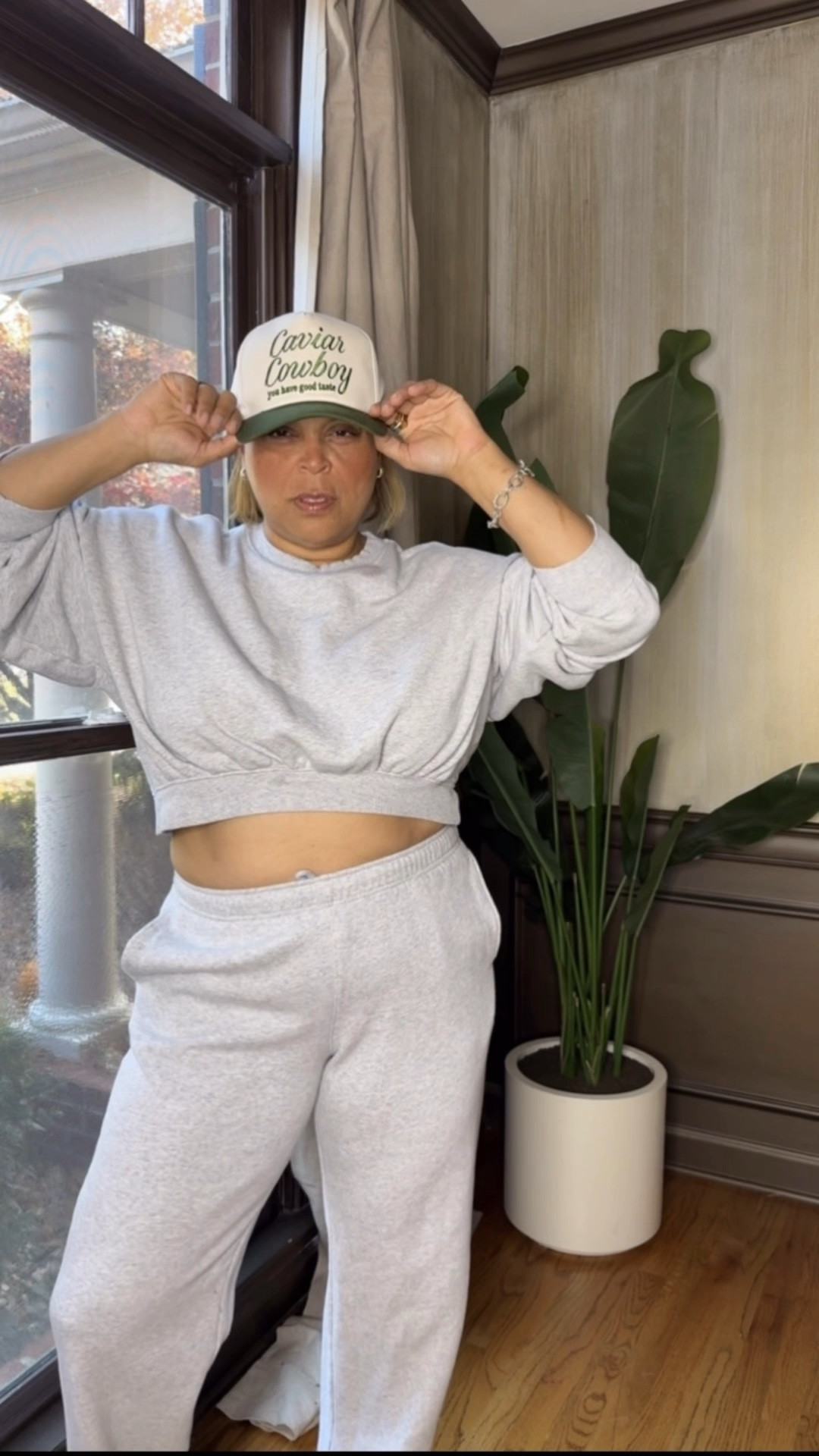 Keep it comfy with a pop of sass. Caviar Cowboy trucker hat + matching set…that will do it!
Caviar Cowboy Matching Set Leisure Set Athletic Set Trucker Hat Elevated Basics Sweatsuitt

#LTKMidsize #LTKOver40 #LTKFindsUnder50