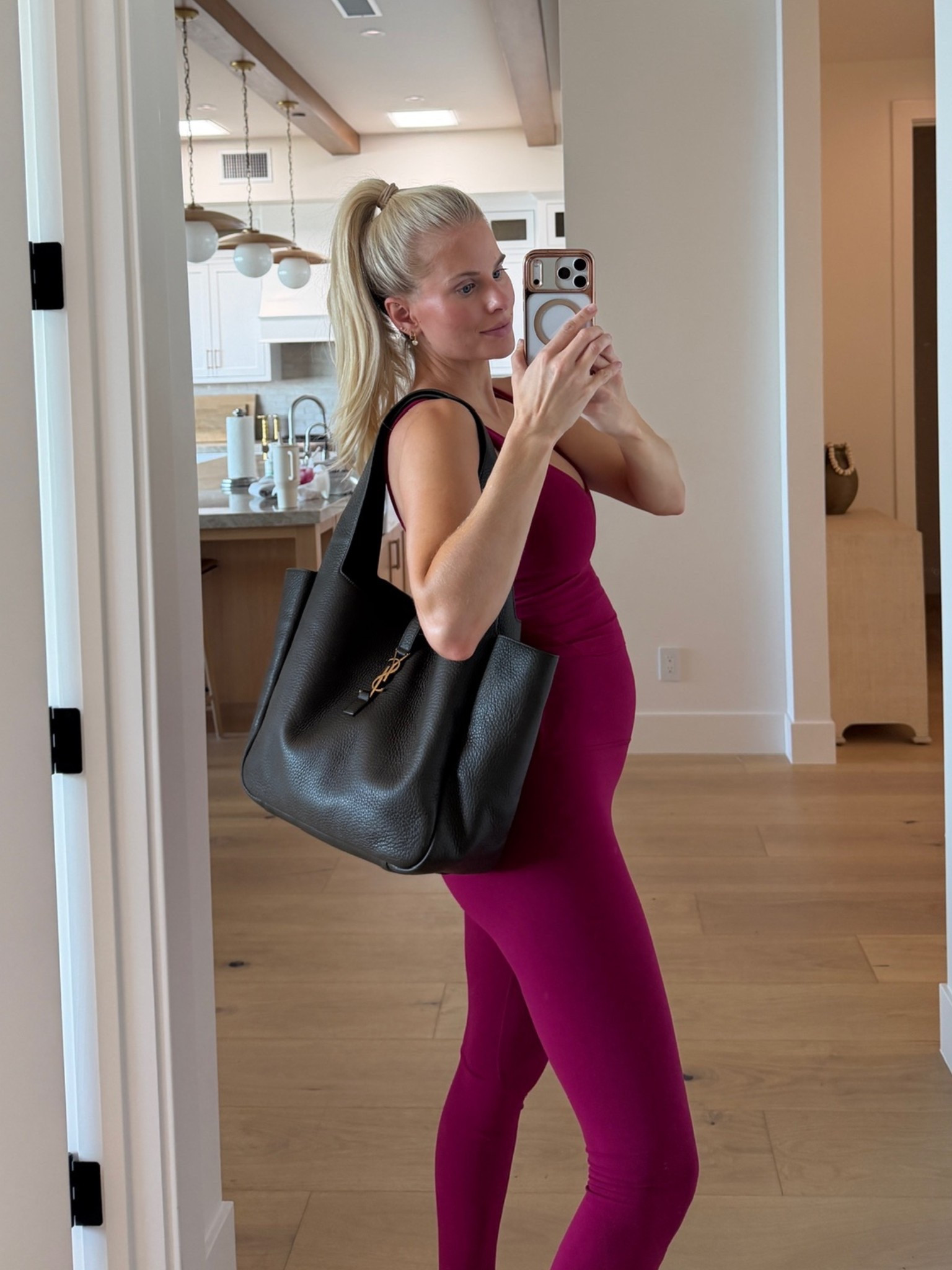Wearing an 8 in top, 6 in leggings (28” - both in Berry Rumble)! #kathleenpost

Workout wear, Pilates outfit, personal training, bump friendly, maternity look

#LTKActive #LTKBump #LTKfitnessgoals