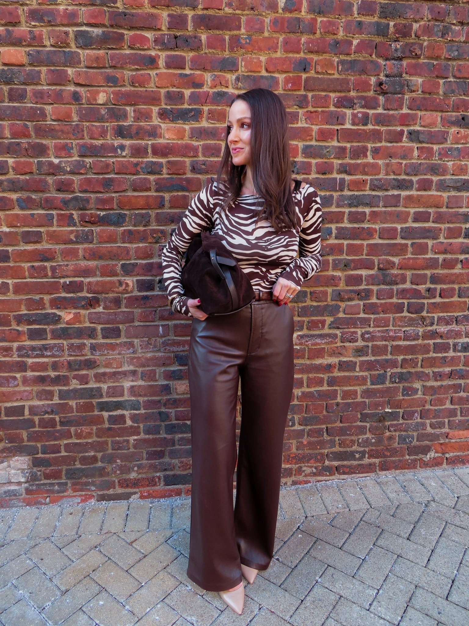 Love a good animal print to make a statement! 

Top true to size
Pants size down one
Shoes true to size 

#LTKootd