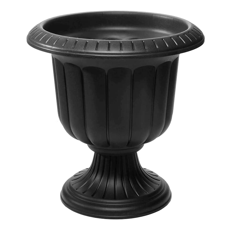 Classic Black Urn Planter, 19" | At Home