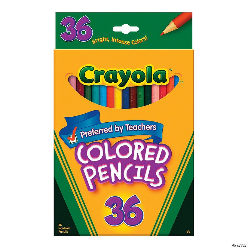 36-Color Crayola® Colored Pencils - 1 Box | Oriental Trading Company