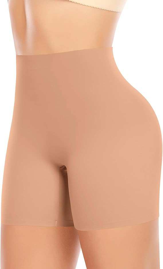 Werena Seamless Shaping Boyshorts Panties for Women Slip Shorts Under Dress Shapewear Shorts Tumm... | Amazon (US)