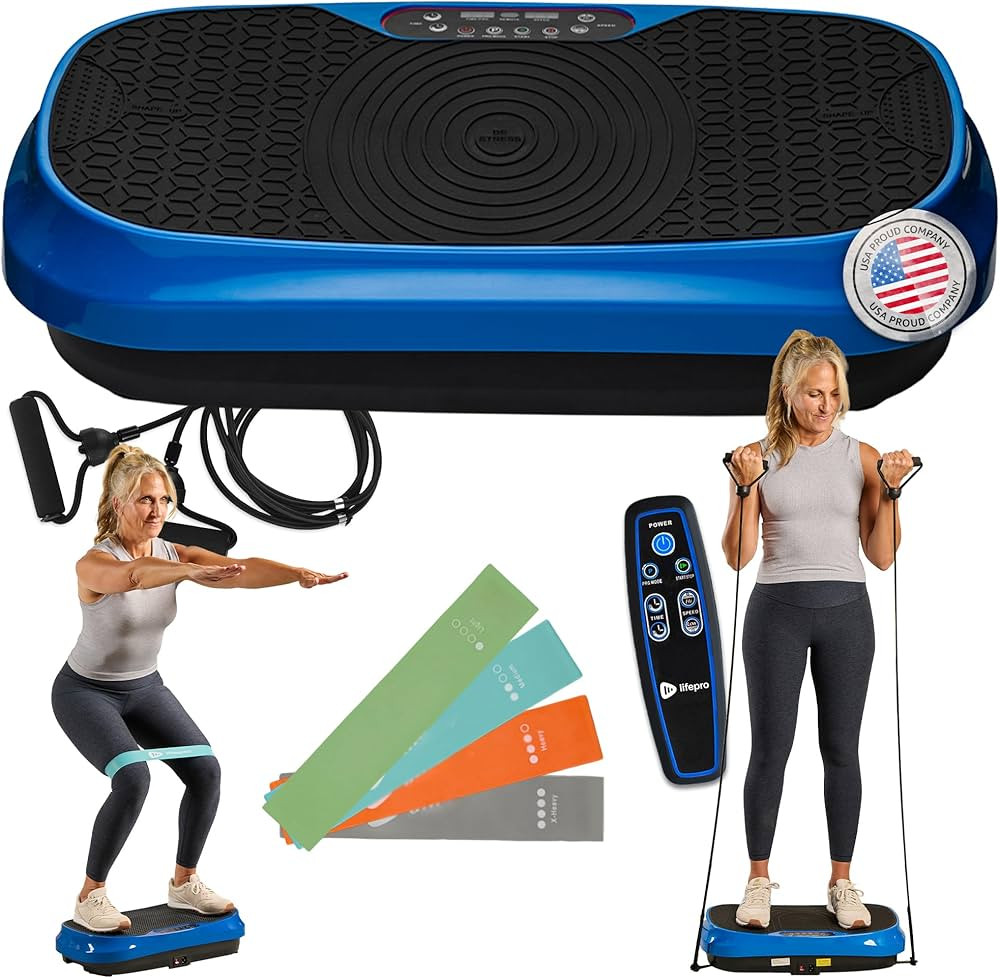 Lifepro Waver Mini Vibration Plate for Lymphatic Drainage – Whole Body Vibrating Platform Exerc... | Amazon (US)