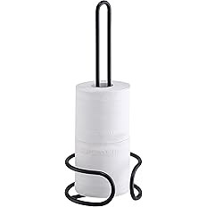 Amazon.com: SunnyPoint Heavy Wire Gauge Spare Bathroom Toilet Tissue Paper Roll Holder Storage St... | Amazon (US)