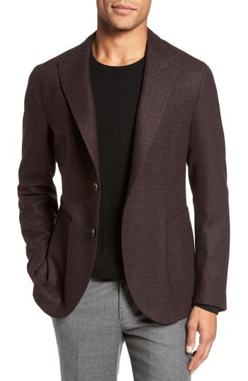Men's Eleventy Trim Fit Wool & Cashmere Blazer | Nordstrom