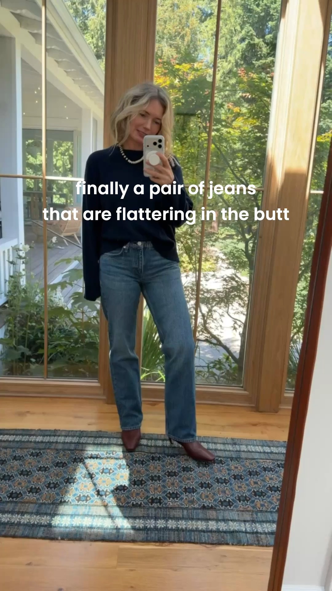 These jeans are so perfect.

#LTKgrwm #LTKootd #LTKOver40