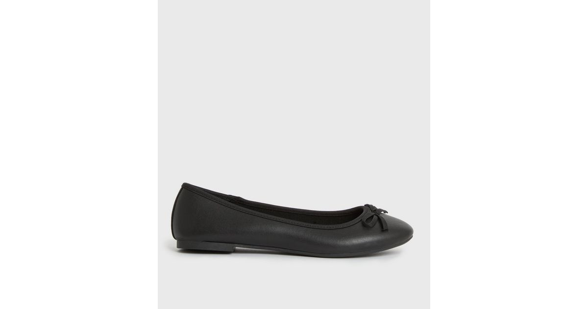Black Bow Ballet Pumps | New Look | New Look (UK)