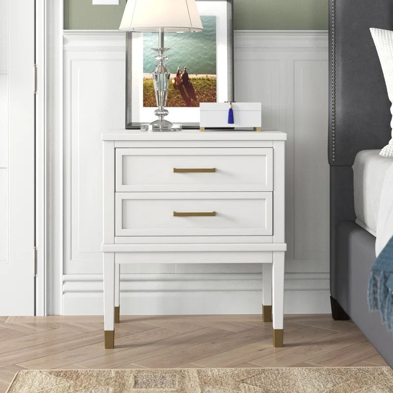 Averie 28'' Tall 1 - Drawer Nightstand in Gray | Wayfair North America