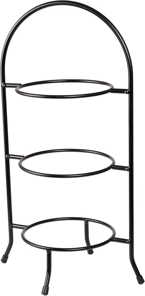 Creative Home Iron Works 3-Tier Metal Dessert Plate Rack Cake Stand Dessert Cupcake Tea Party Ser... | Amazon (US)