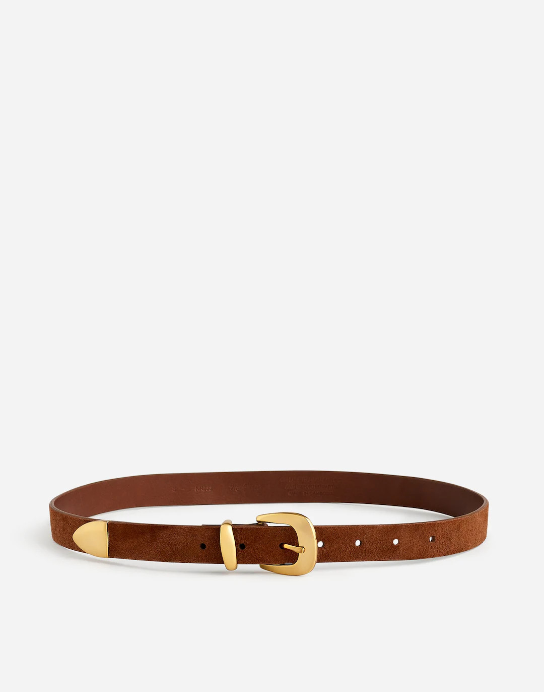 Skinny Suede Western Belt | Madewell