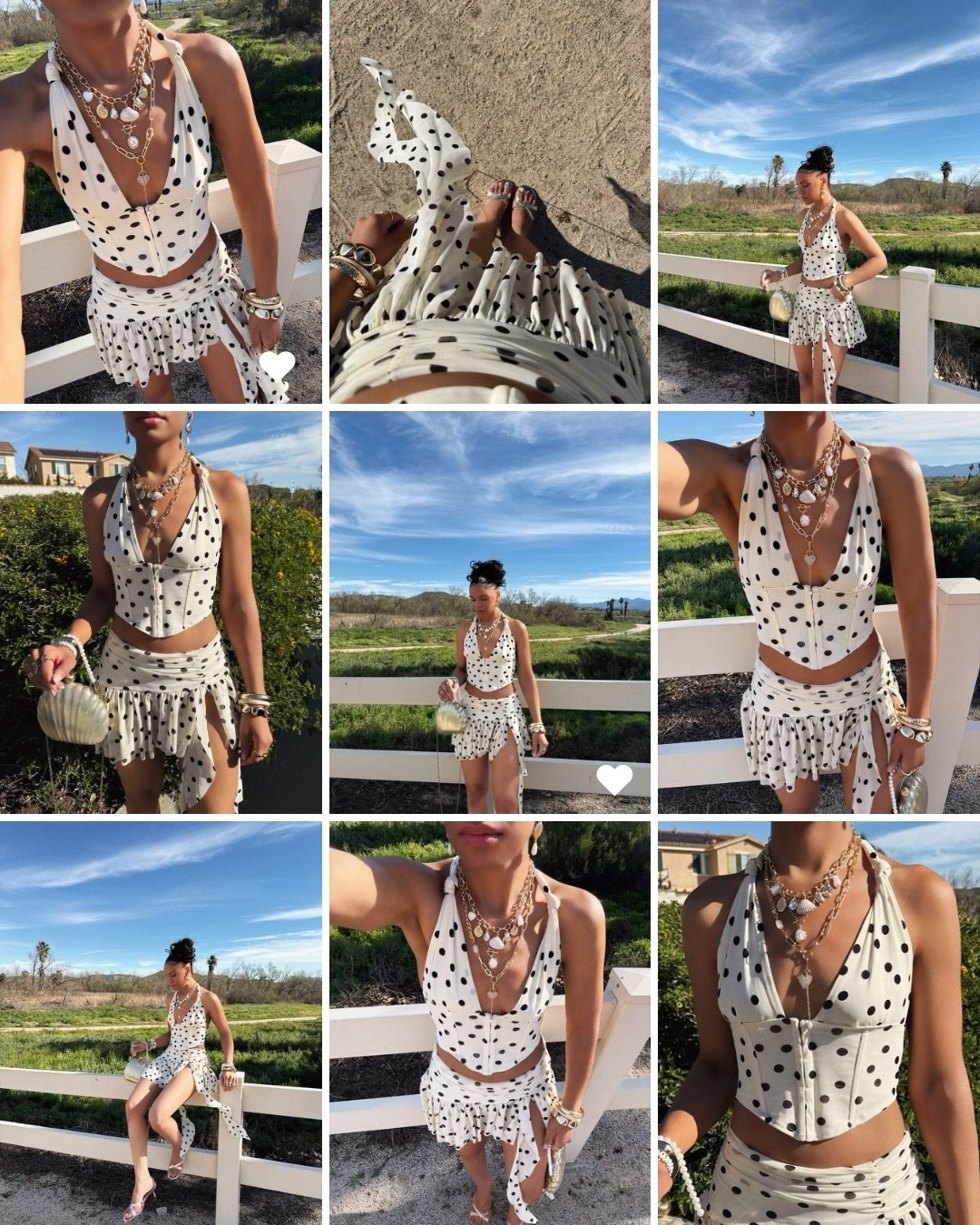 Polka dot matching set

#LTKootd #LTKSeasonal #LTKgrwm