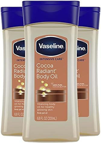 Vaseline Intensive Care Body Gel Oil Cocoa Radiant 6.8 oz, Pack of 3 | Amazon (US)