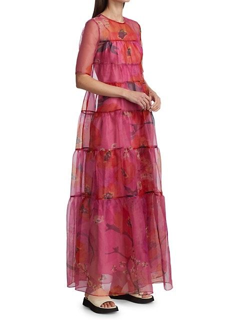 Hyacinth Floral Tiered Dress | Saks Fifth Avenue
