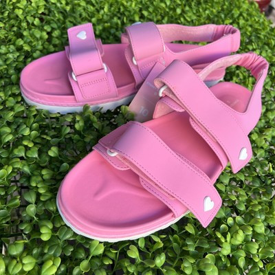 Brand New Stoney Clover Lane x Target Pink 2 Strap Sport Sandals Sz 10 | eBay US