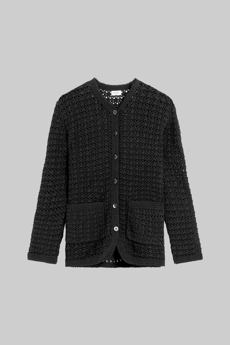 Lucy Crochet Boxy Cardigan | LESET