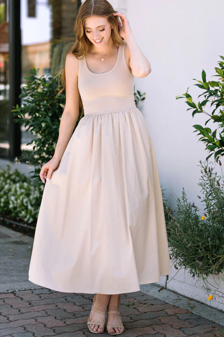 Charlene Tank Midi Dress | Morning Lavender