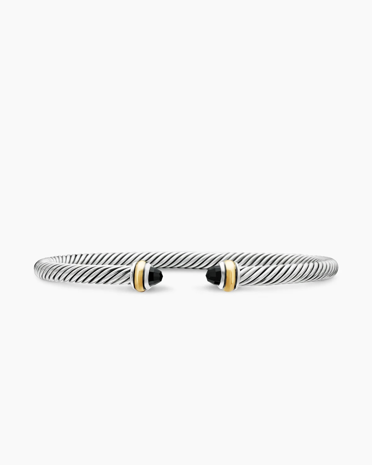 David Yurman | Classic Cable Bracelet in Sterling Silver with 18K Yellow Gold, 4mm | David Yurman