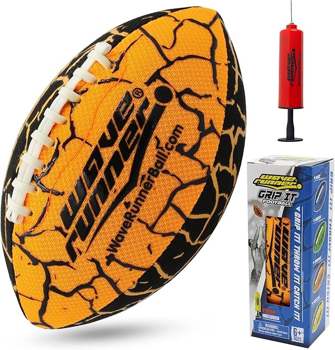Wave Runner Grip It Football, Size 9.25in - Water Football, Beach Toys, Kids Outdoor Games for Su... | Amazon (US)