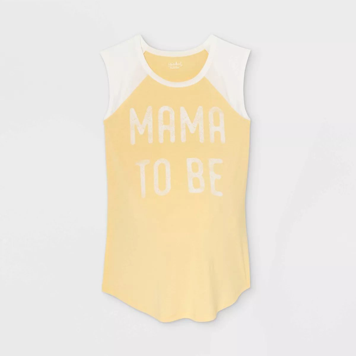 Mama To Be Baseball Graphic Maternity T-Shirt - Isabel Maternity by Ingrid & Isabel™ Yellow XS | Target