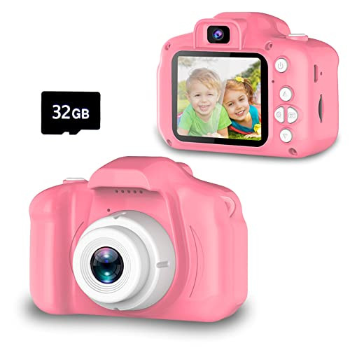 Seckton Upgrade Kids Selfie Camera, Christmas Birthday Gifts for Girls Age 3-9, HD Digital Video ... | Amazon (US)