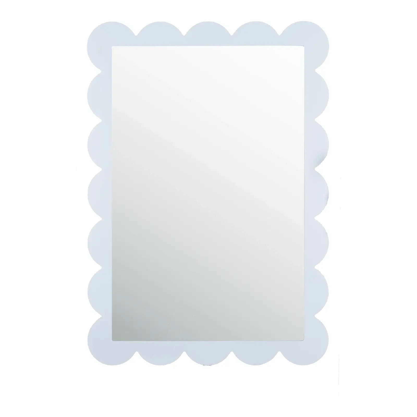 Caitlin Wilson Cherie Scalloped Wall Mirror | Chairish