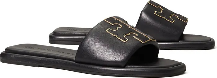 Double-T Leather Sport Slide Sandal (Women) | Nordstrom