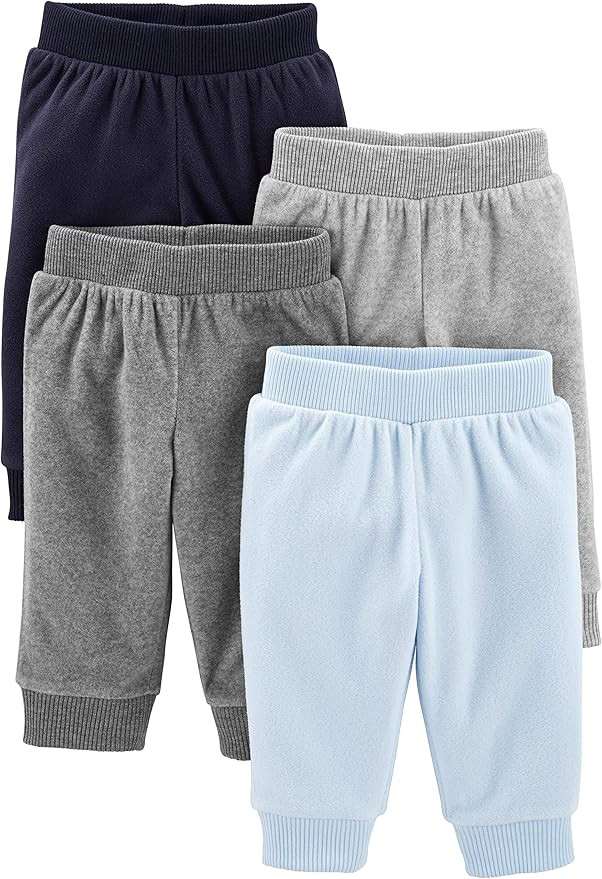 Simple Joys by Carter's Boys' 4-Pack Fleece Pants | Amazon (US)