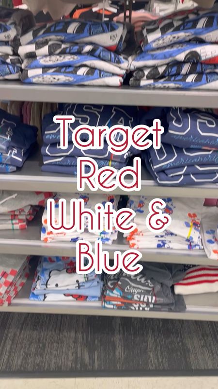 Target red, white and blue! 

#LTKStyleTip #LTKFindsUnder50 #LTKSeasonal