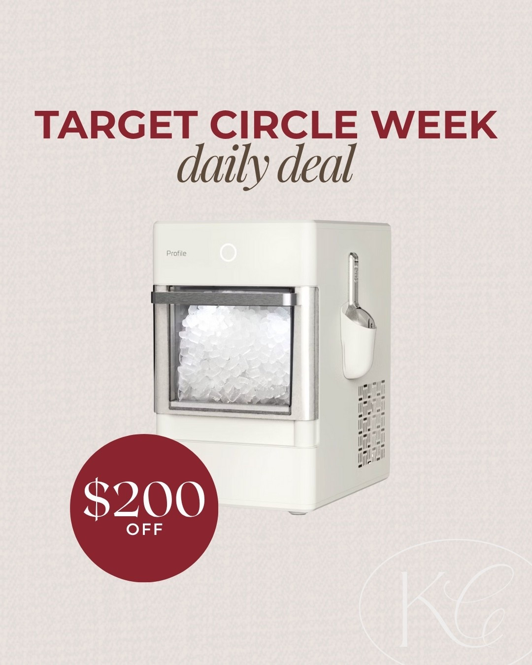 I cannot get enough of my nugget ice maker. You will not find a better deal on this GE nugget ice maker than right now at Target  

#LTKSaleAlert #LTKHome #LTKSeasonal