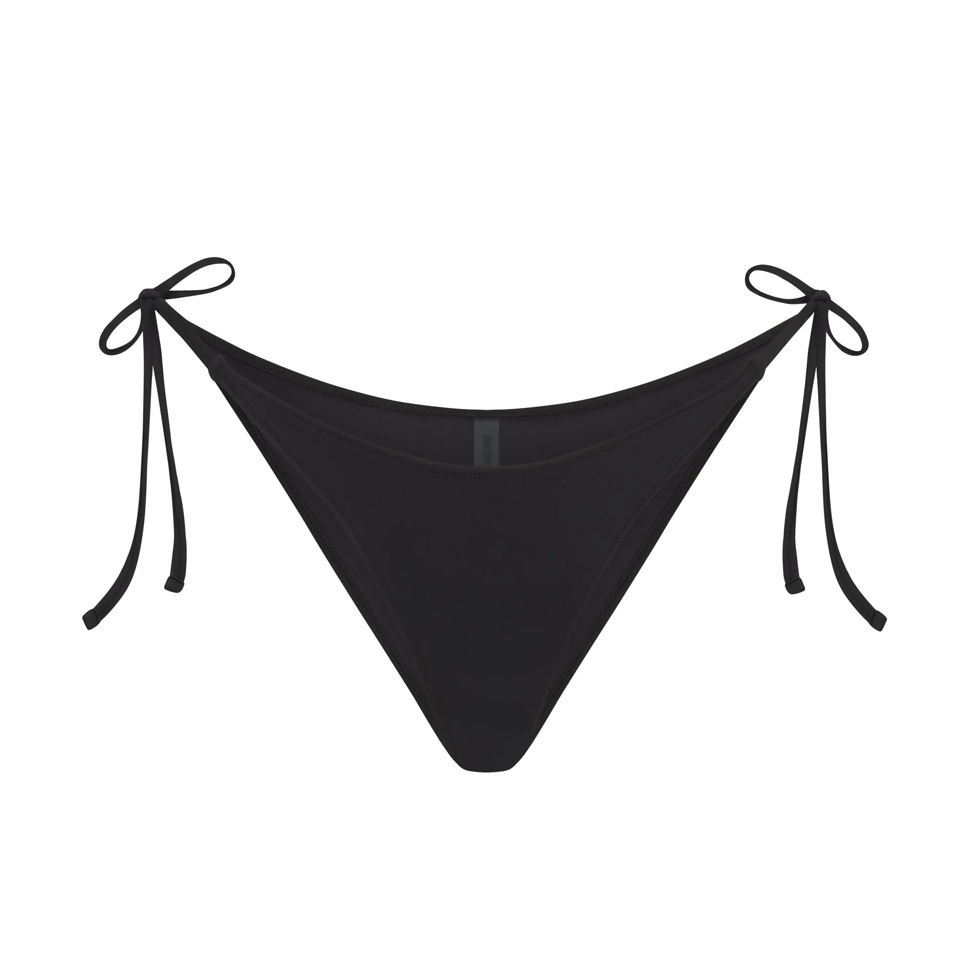 SIGNATURE SWIM DIPPED TIE BIKINI BOTTOM | ONYX | SKIMS | SKIMS (US)