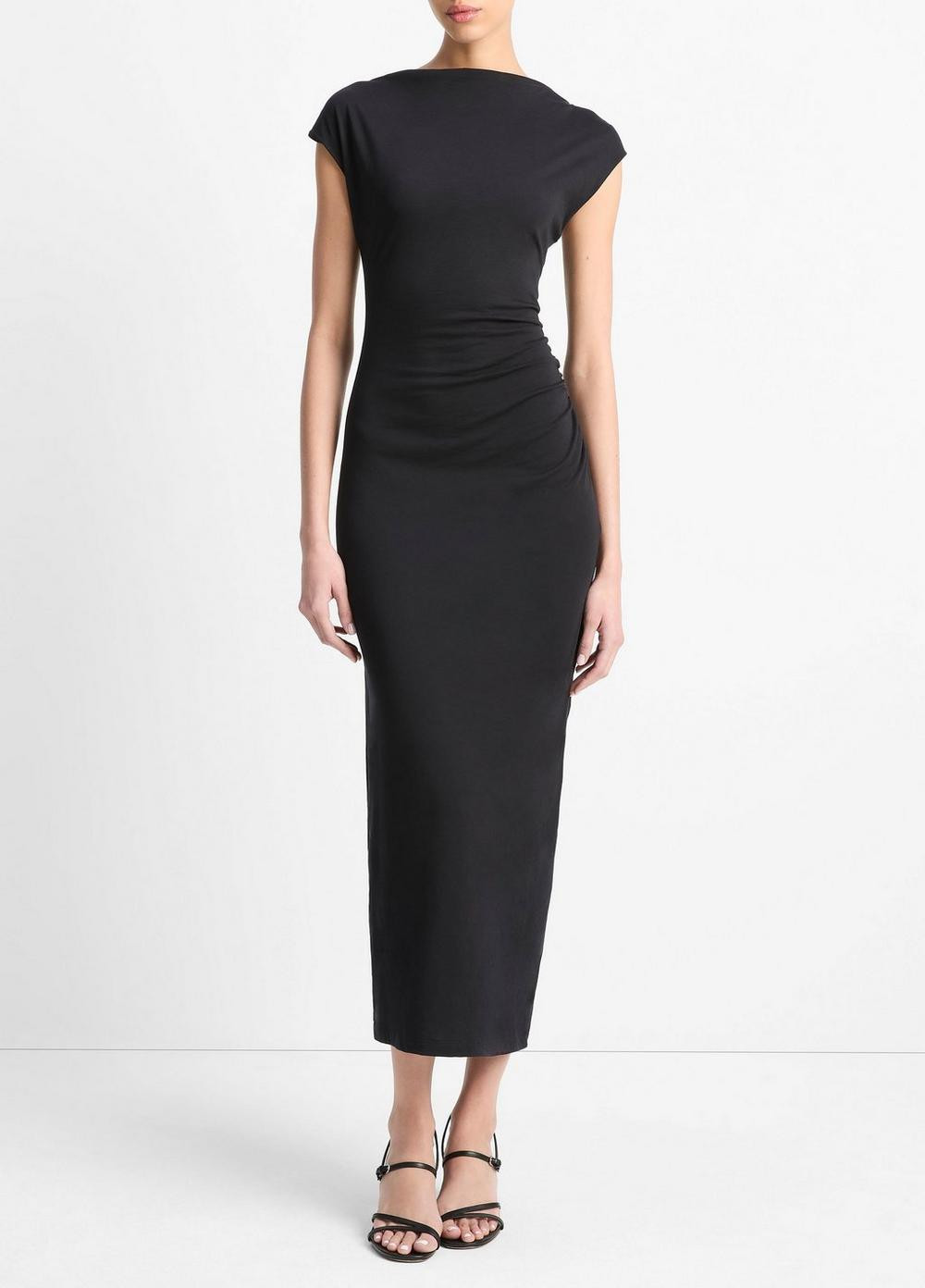 Women's Pima Cotton Muscle-tee Dress, Coastal Blue, Size XXS Vince | Vince LLC