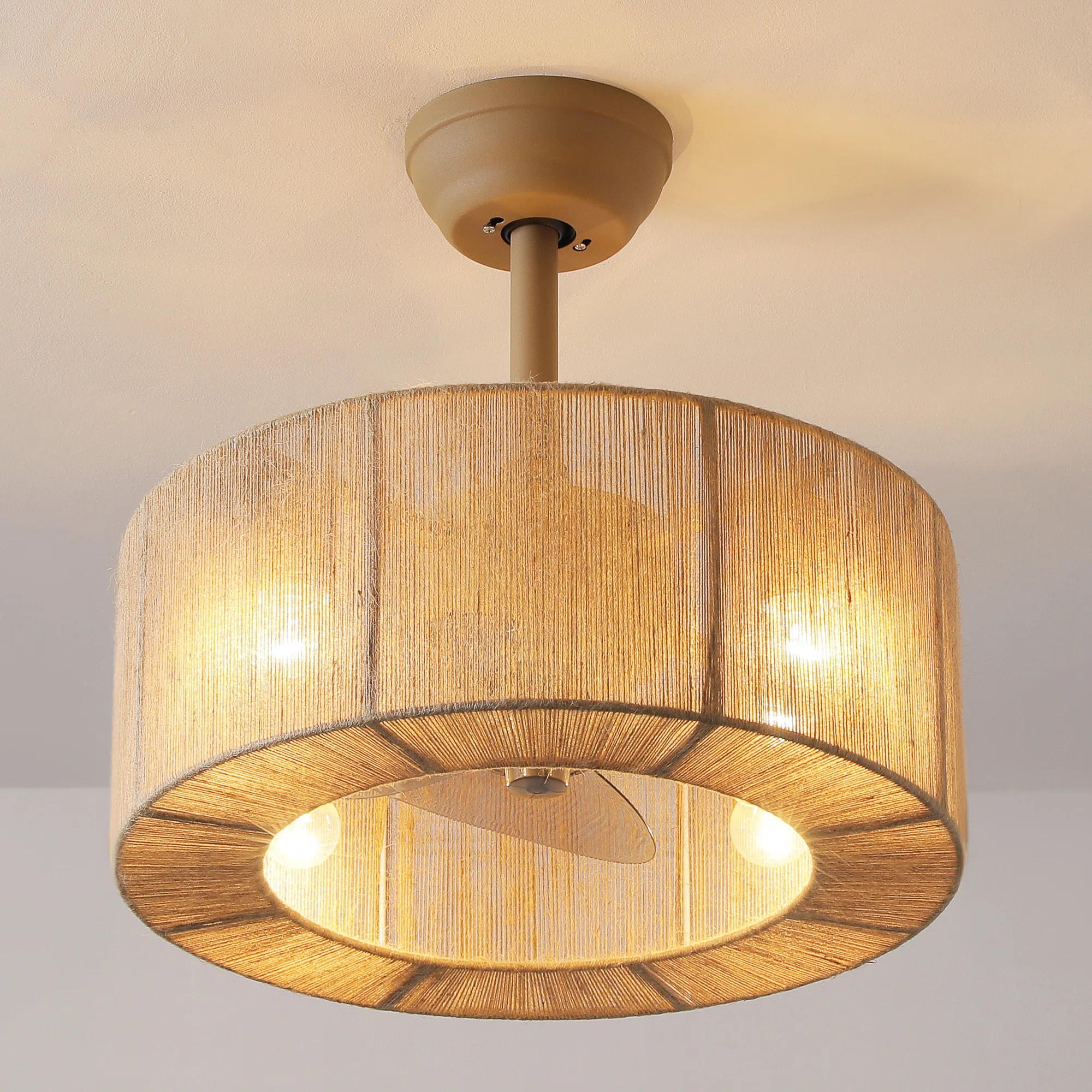 Bay Isle Home 17.7" Habib 3 - Blade Nylon Caged Ceiling Fan with Remote Control | Wayfair | Wayfair North America