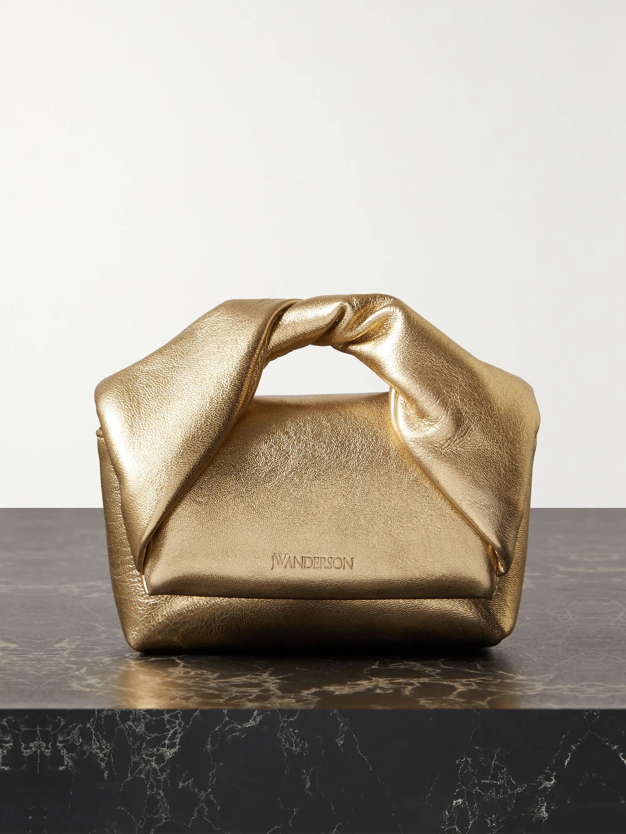 Nano Twister metallic leather shoulder bag | NET-A-PORTER APAC
